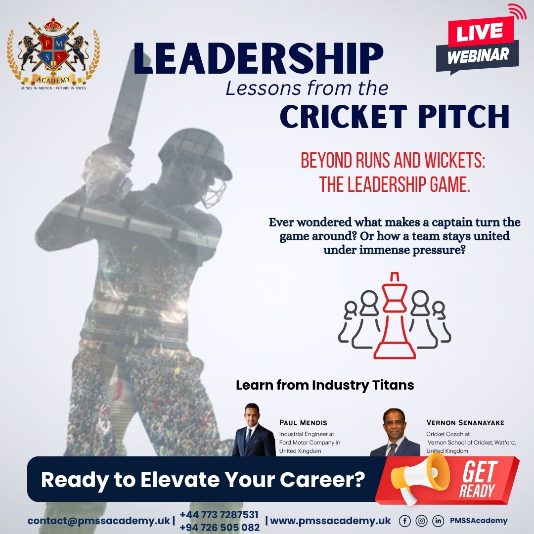 CPD Course - Leadership Lessons from the Cricket Pitch